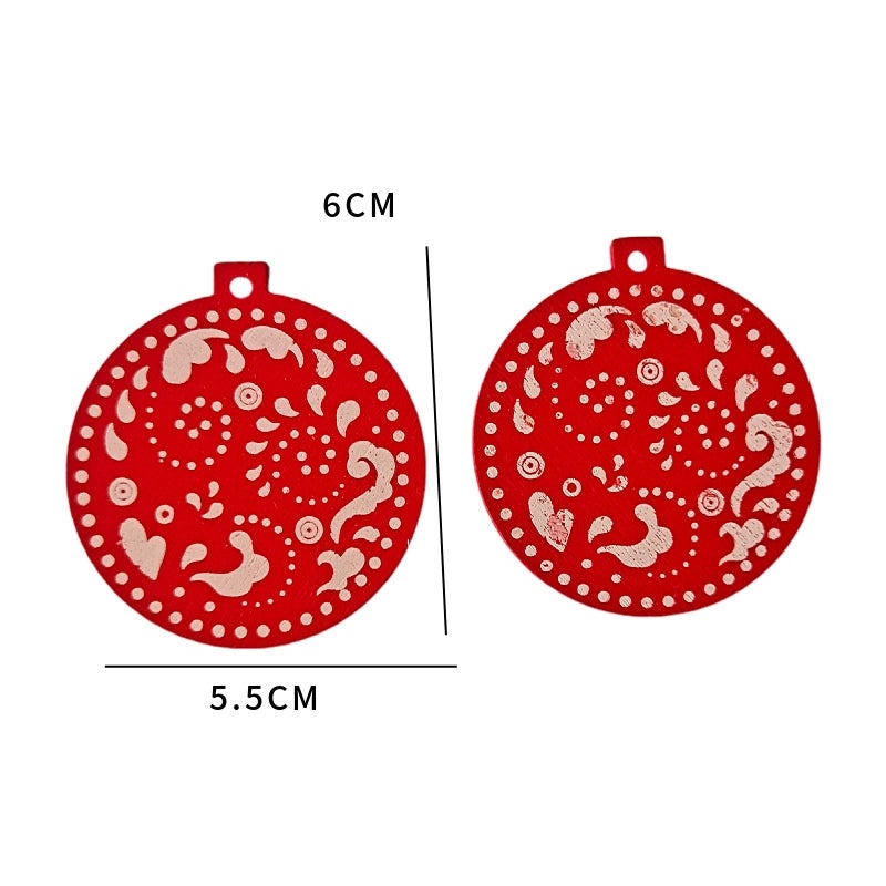 Creative Wooden Christmas Ornaments DIY Home Pendant Crafts Factory Direct | Home Decor & DIY Accessories