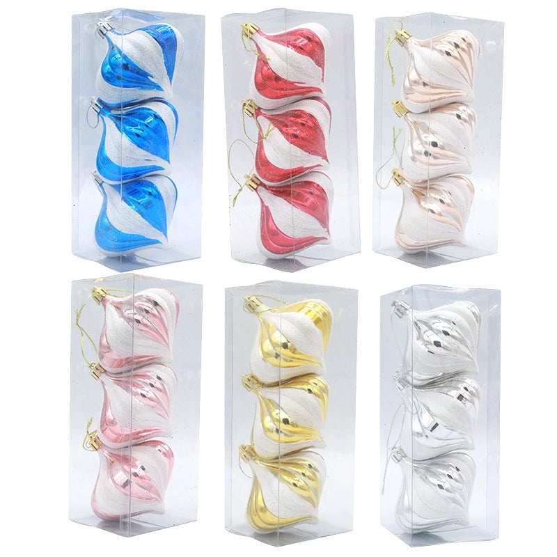 New Onion Ball Christmas Tree Ornament Pendant Decorative Holiday Home Decor | Christmas Ornaments