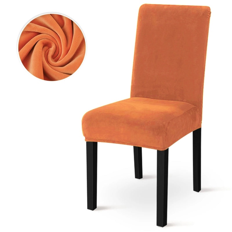 Elegant Solid Color Polyester Chair Cover | Home Decor & Furniture Accessories