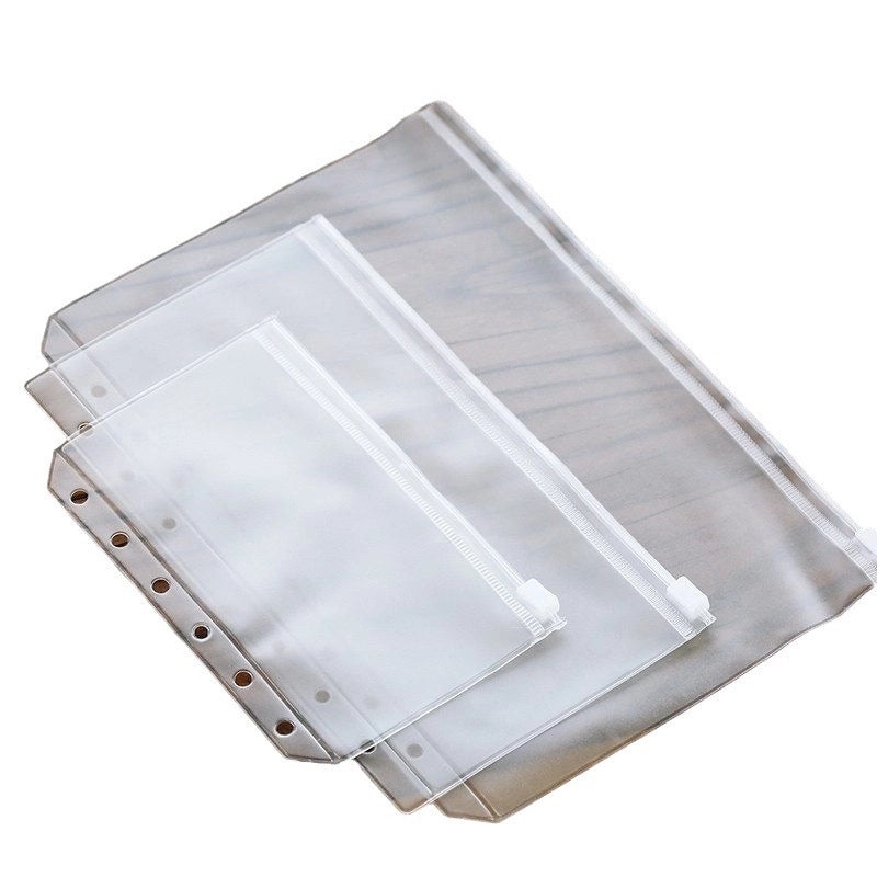 Transparent PVC Zipper Bag for Stationery Soft Packaging Lightweight Durable | Stationery Bags