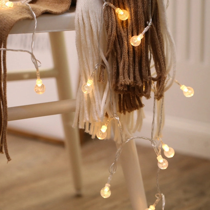 Romantic Solid Color PVC String Lights for Christmas Wedding Party|Home Decor Lighting