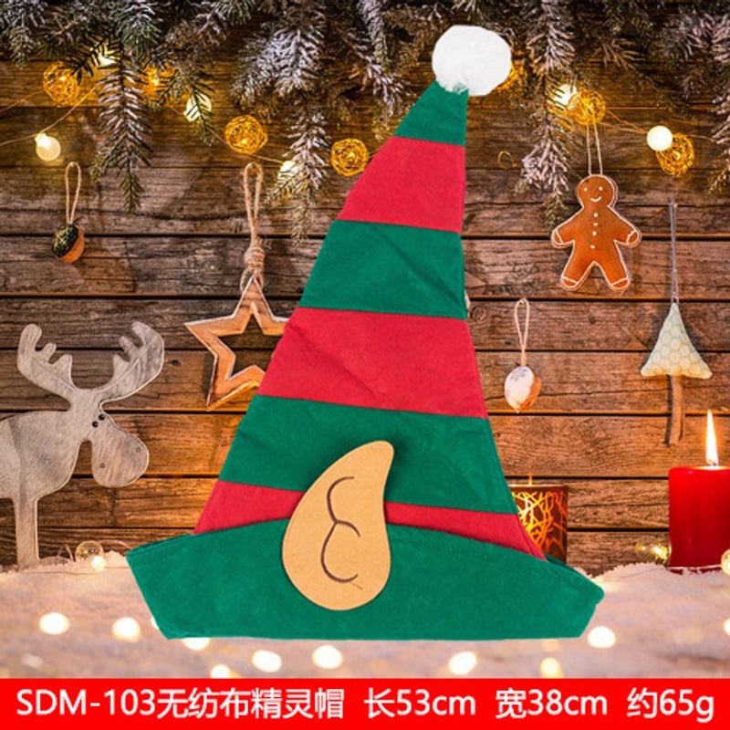 Christmas Cute 2D Cartoon Nonwoven Fabric Decorations|Holiday Home Decor
