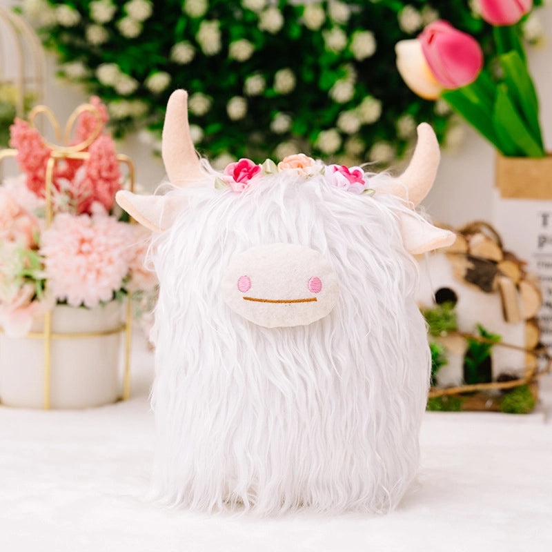 Adorable Plush Cattle Family Gathering Decor | Home Decorations