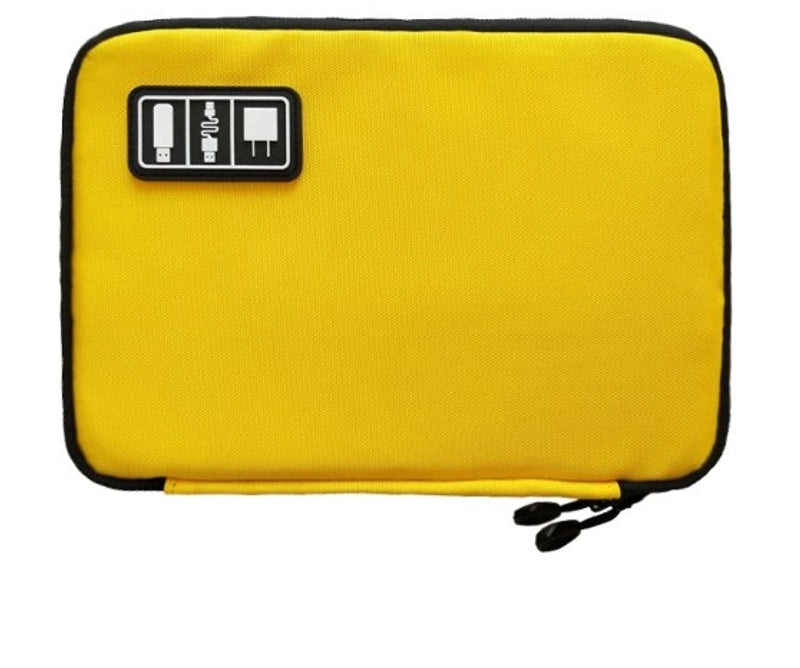 Vintage Solid Color Nylon Digital Organizer Pouch|Digital Storage Bags