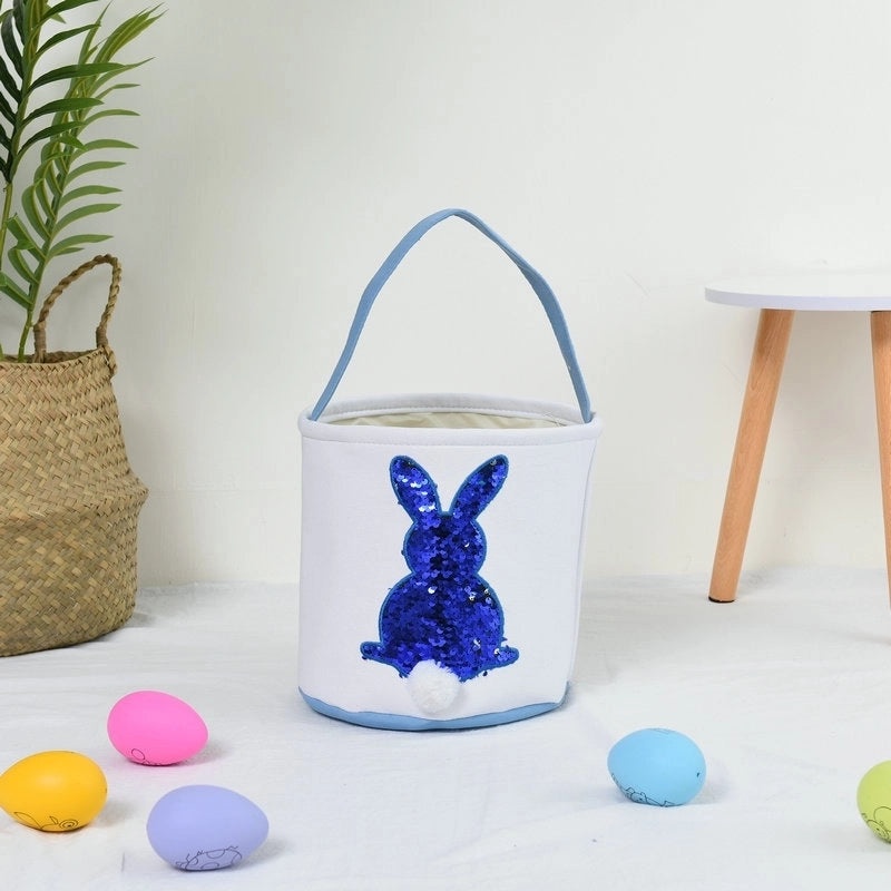 Minimalist Easter Rabbit Cloth Basket for Daily Use | Home Decor & Seasonal Accessories