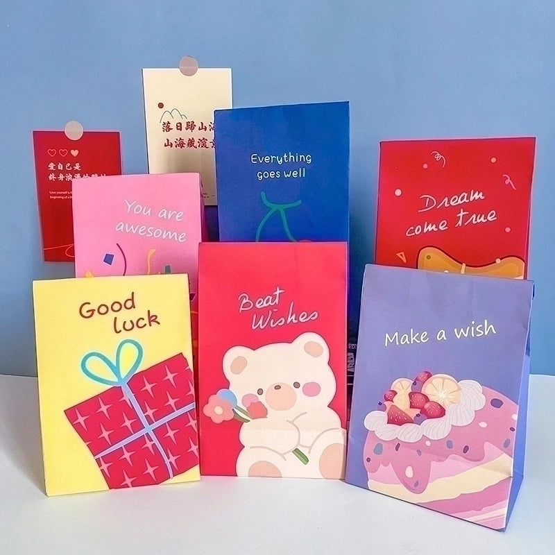 Cute Cartoon Paper Gift Bags Set for Party Favors | Party Supplies