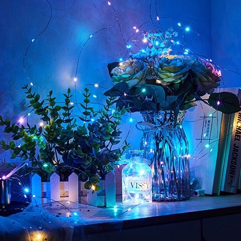 Christmas Cute Solid Color PC String Lights for Indoor Party Festival|Home Decor & Festive Lighting