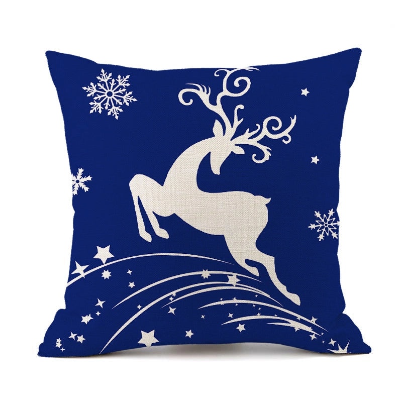 Christmas Snowflake Linen Pillow Covers for Couch Sofa Decor | Home & Living Pillows