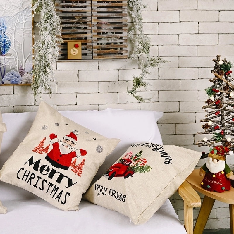 Festive Christmas Couch & Sofa Decorations for Holiday Home | Holiday Home Decor