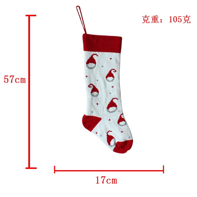 Christmas Knitted Gift Socks Christmas Tree Pendant Holiday Stockings Festive Christmas Decorations | Christmas Decorations & Stockings