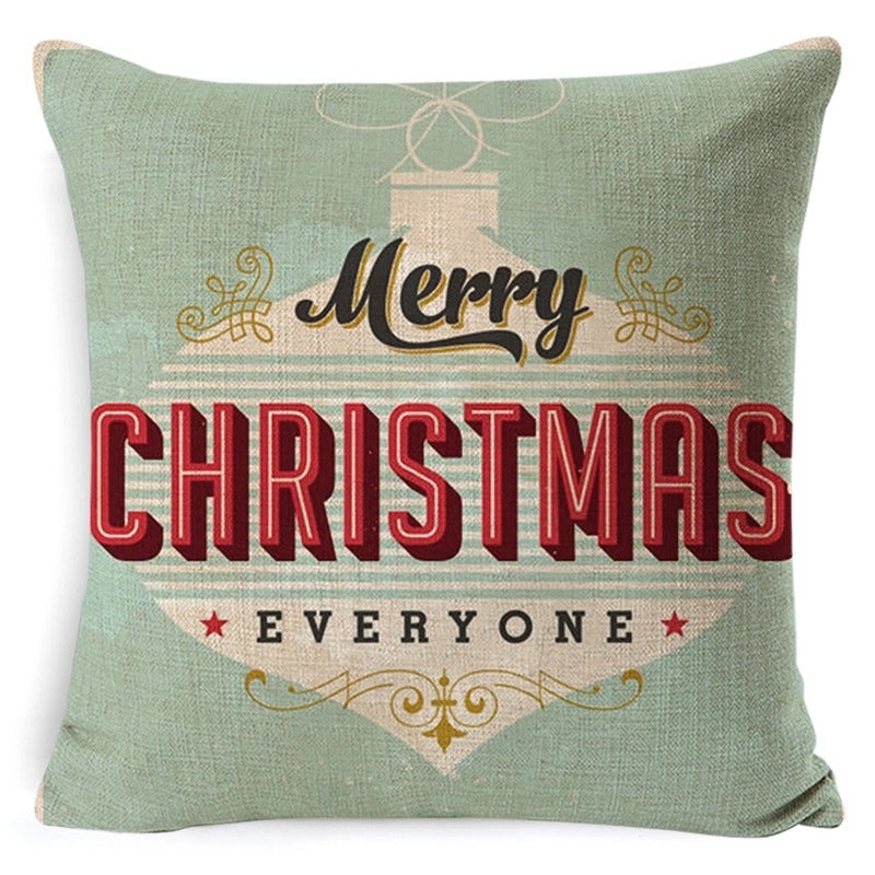 Vintage Letter and Deer Linen Cushion Covers|Home Decor Pillows