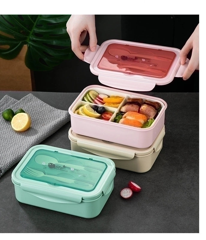 Chinoiserie Floral Design Food-Grade PP Plastic Tableware Set|Kitchen & Dining