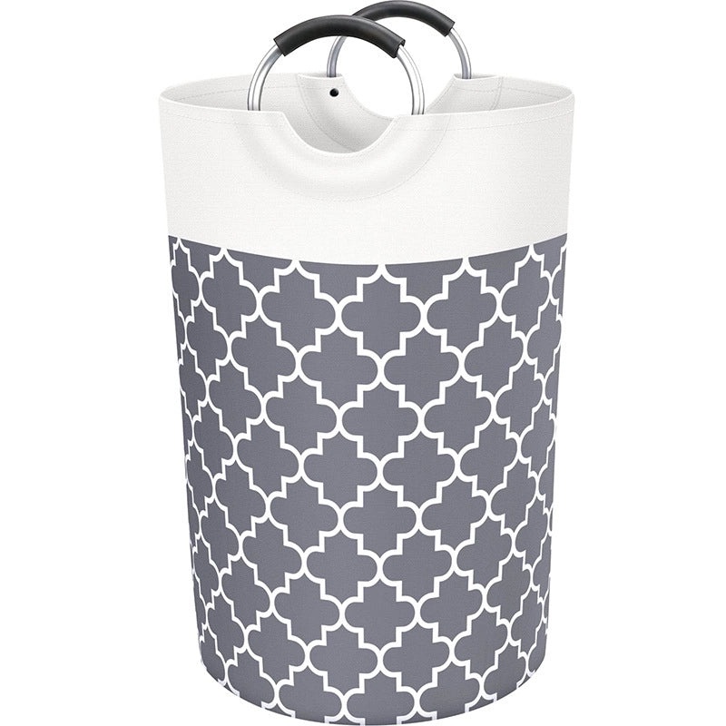 Simple Solid Color Fabric Laundry Hamper|Home Storage & Organization