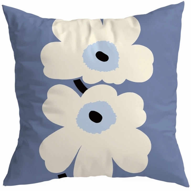 Artistic Geometric Color Block Modern Peach Skin Pillow Covers|Home Decor Pillows