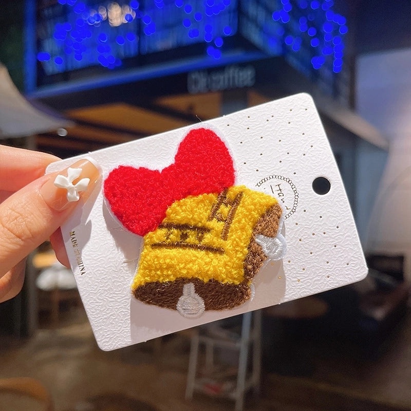 Minimalist Christmas Tree Hairpin with Bow Knot and Elk Design|Hair Accessories