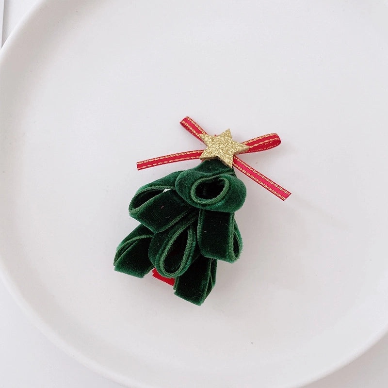 Christmas Bow Knot Hair Clip Cute Festival Party Accessory|Hair Accessories