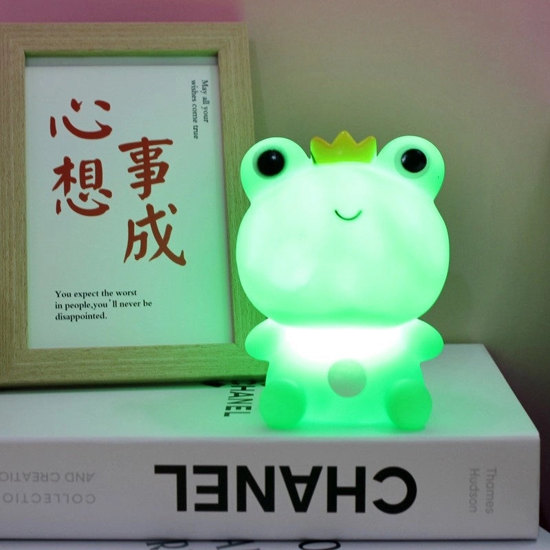 Adorable Bear and Duck Vinyl Night Lights for Indoor Birthday Decor|Home Decor Lighting