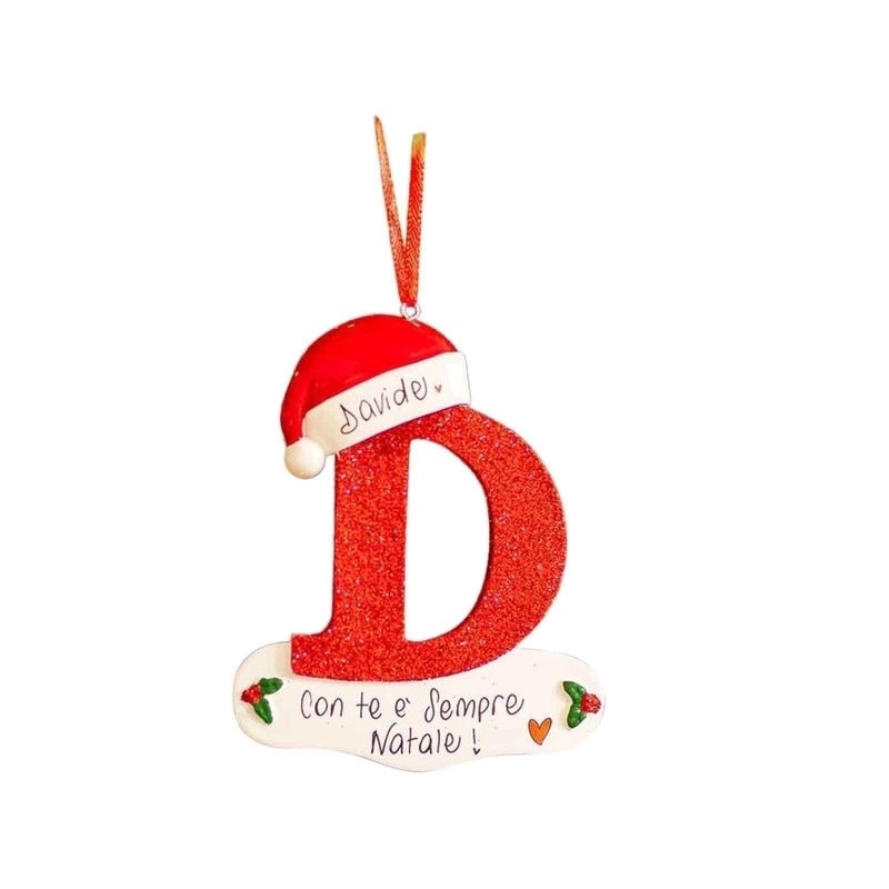 26 English Letters Car Pendant Christmas Tree Ornament for Home Decoration|Car Accessories