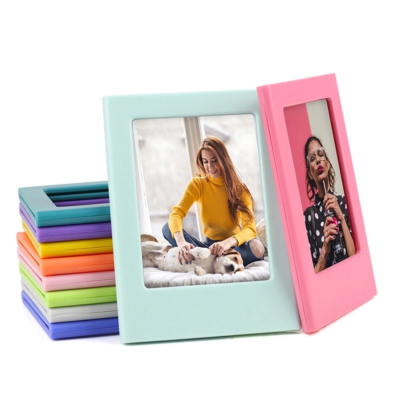 Magnetic Photo Frame ABS Material Solid Color Casual Style | Home Decor
