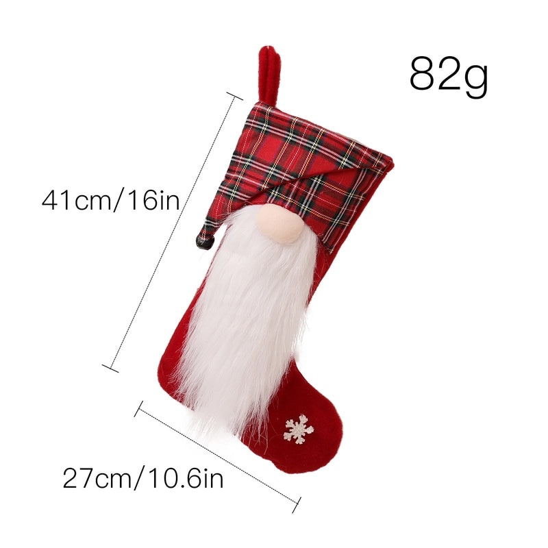 Christmas Doll Fabric Gift Bags for Party Favors | Party Supplies