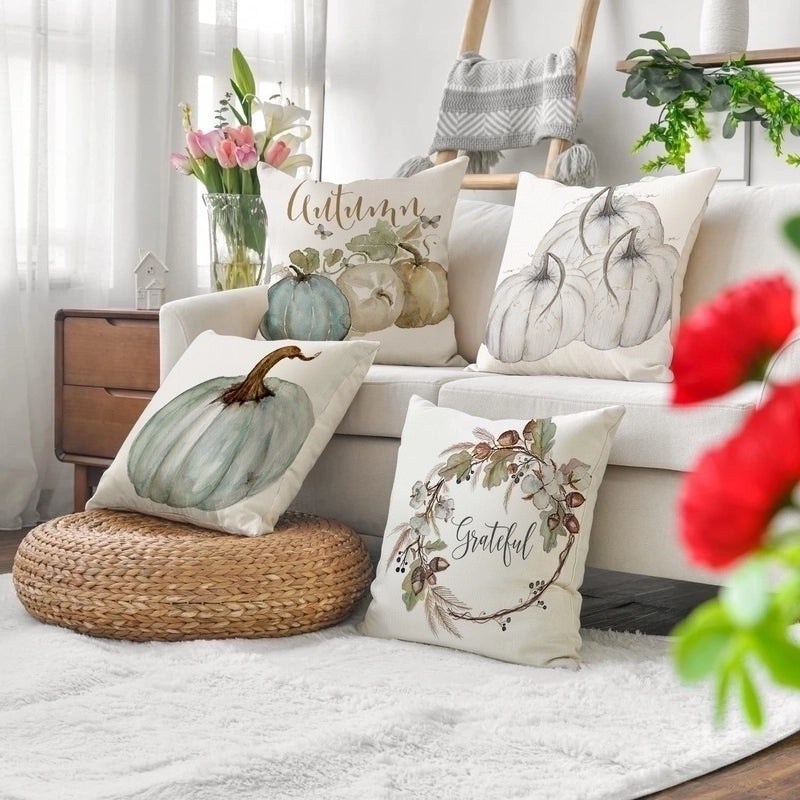 Rustic Linen Pillow Covers for Home Decor|Home Textiles & Bedding