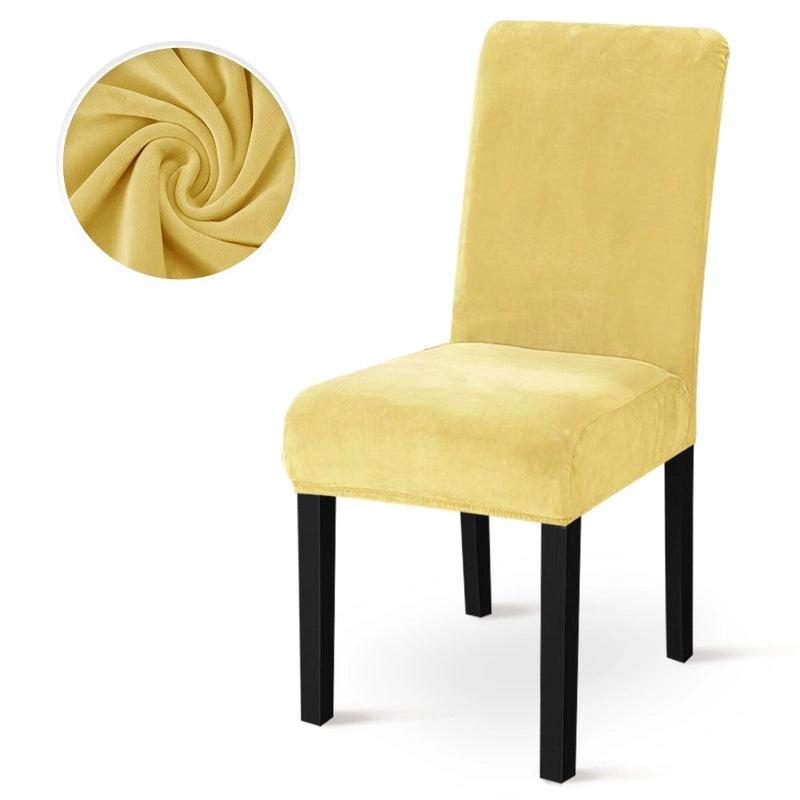 Elegant Solid Color Polyester Chair Cover | Home Decor & Furniture Accessories