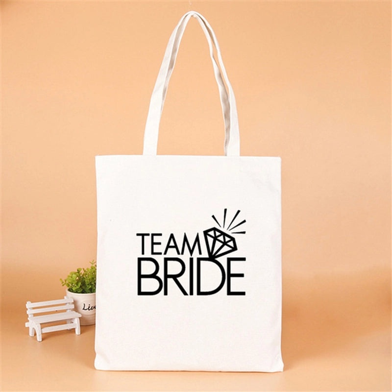 Personalized Linen Party Gift Bags with Letter Design|Party Supplies & Gift Wrapping