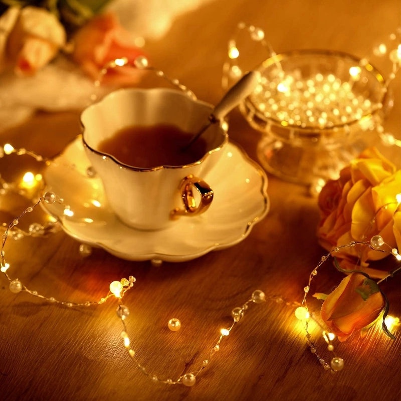 Romantic Christmas Geometric Copper Wire String Lights for Party Decor|Home & Garden Lighting