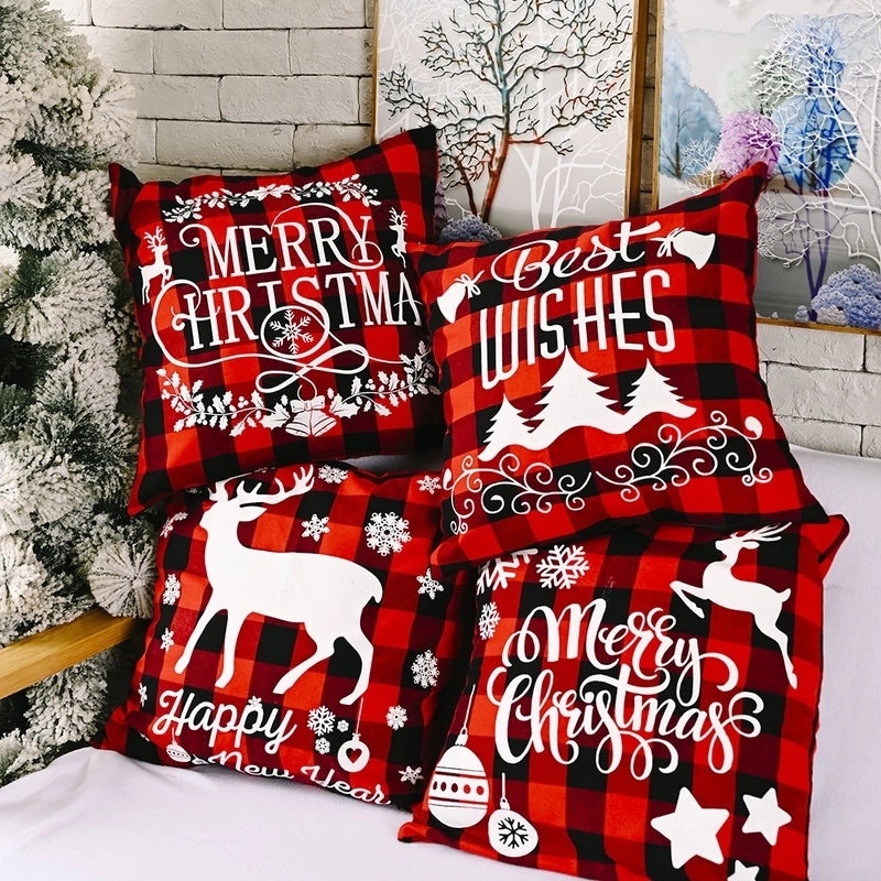 Festive Christmas Couch & Sofa Decorations for Holiday Home | Holiday Home Decor