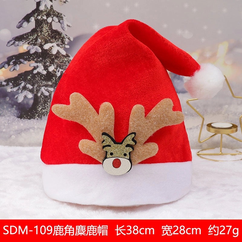 Christmas Cute 2D Cartoon Nonwoven Fabric Decorations|Holiday Home Decor