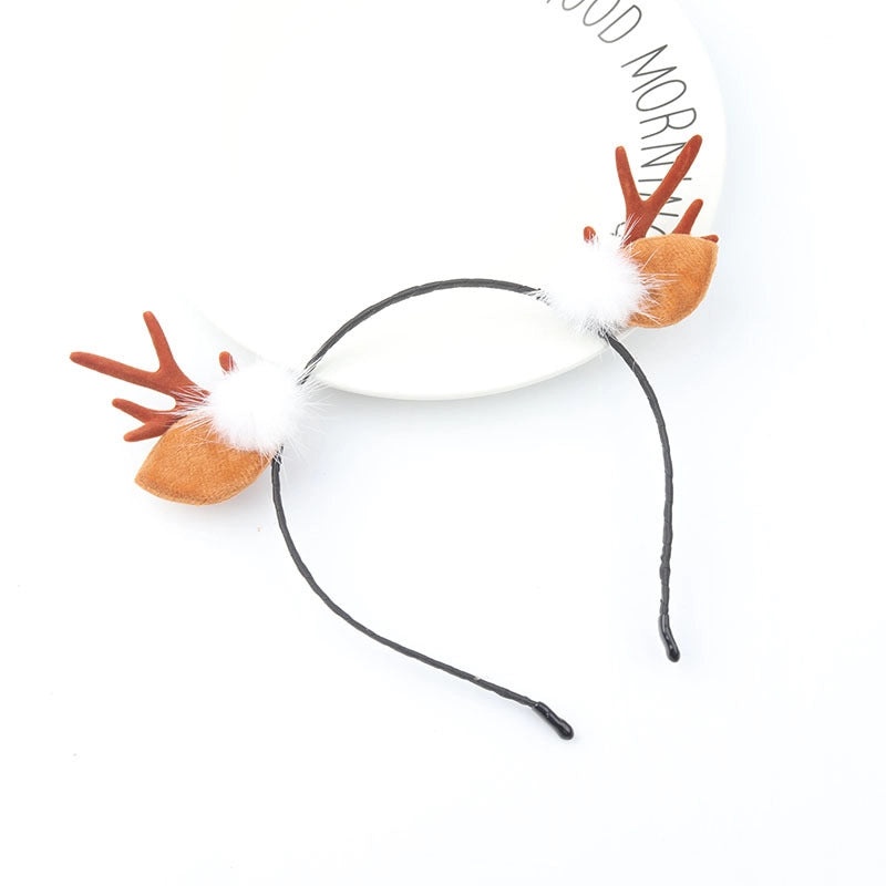 Festive Reindeer Antler Hair Clip for Christmas | Holiday Hair Accessories
