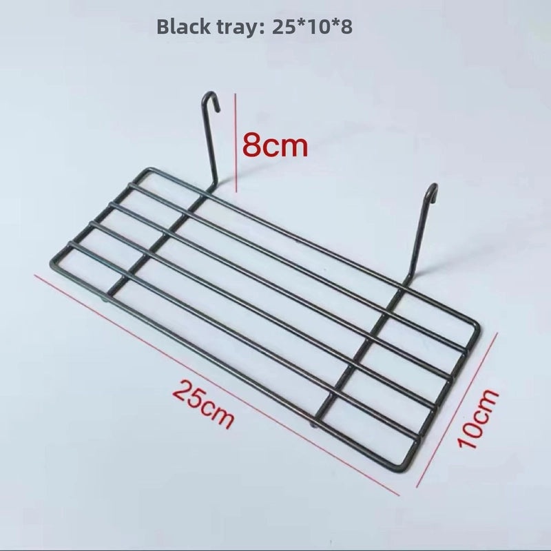 Metal Mesh Grid Wall Rack for Storage and Photo Display | Home Organization