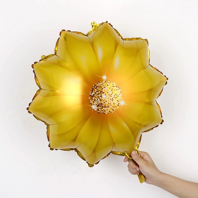 Birthday Rose and Daisy Flower Aluminum Foil Balloon for Party Decorations|Party Supplies Balloons
