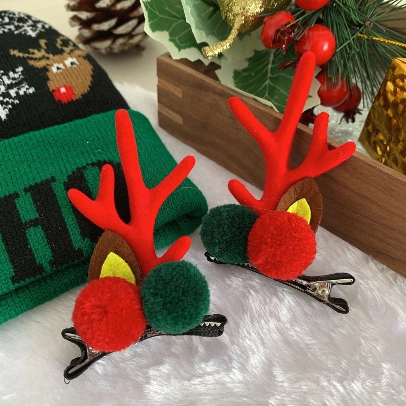Festive Reindeer Antler Hair Clip for Daily Wear|Hair Accessories