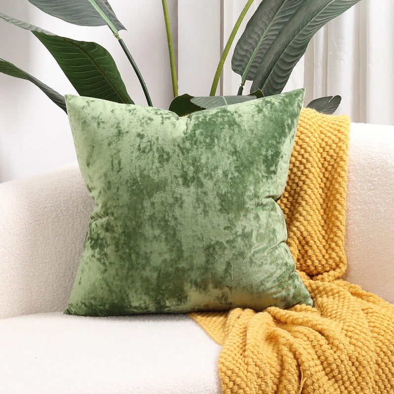 Simple Solid Color Polyester Pillow Covers|Home Decor & Bedding Accessories