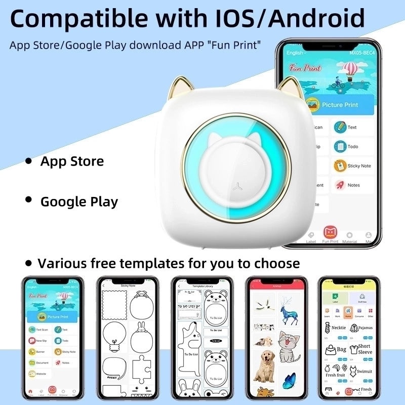 Minimalist Cat School Learning Toy Plastic Model | Educational Toys