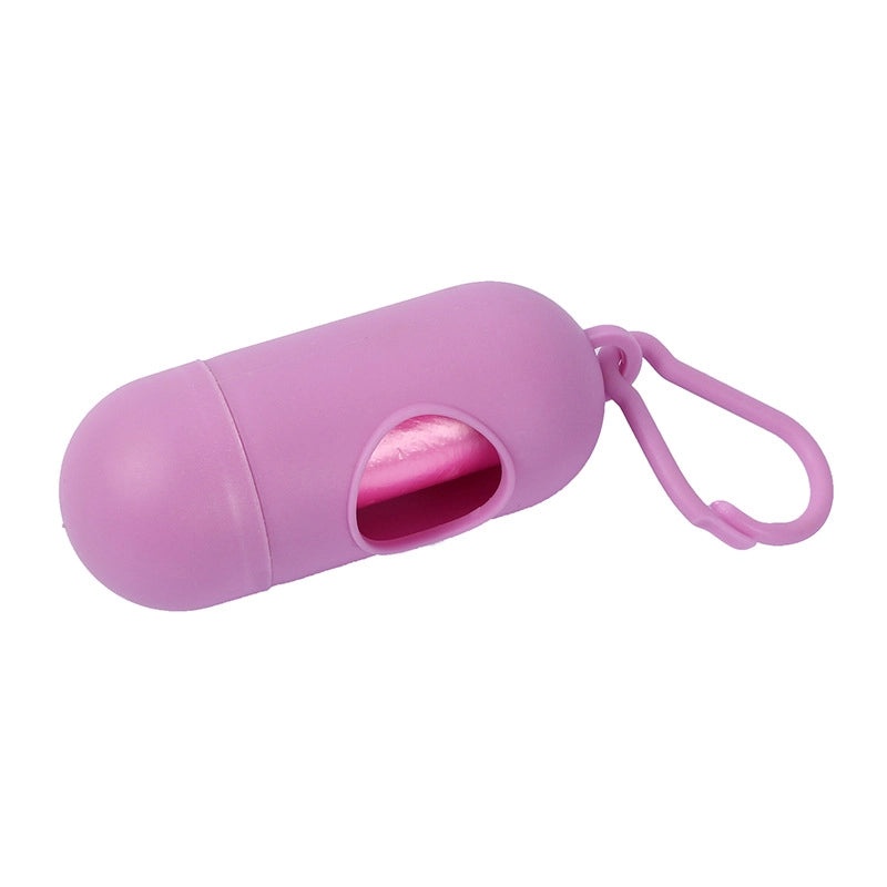 5-Pack Minimalist Solid Color Plastic Pet Waste Bags|Pet Supplies