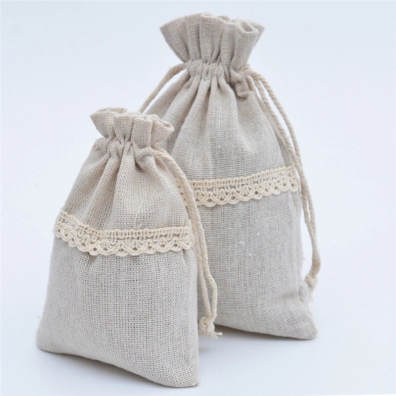 Elegant Cotton Lace Gift Bags for Jewelry Packaging|Jewelry Packaging Supplies