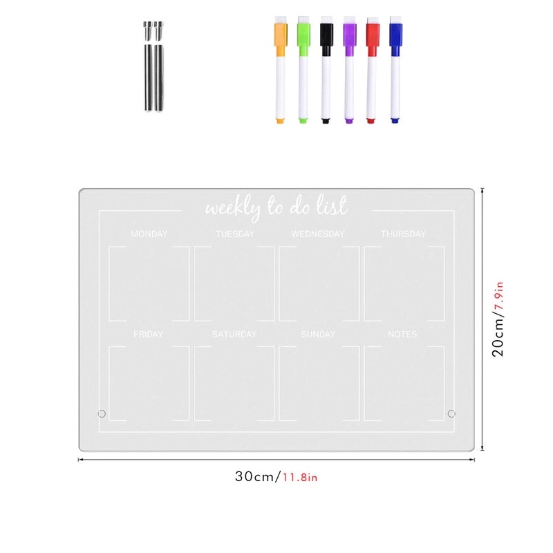 Tropical Style Cute Acrylic Handwriting Learning Board for Kids | Educational Toys