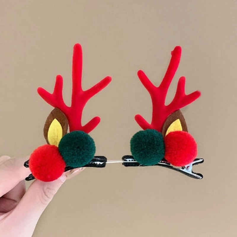 Festive Resin Antler Hairpin for Daily Wear|Hair Accessories