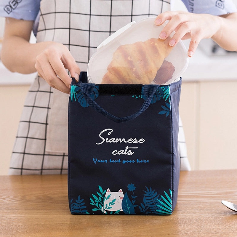 Adorable Cartoon Oxford Lunch Tote Bag|Lunch Bags & Coolers