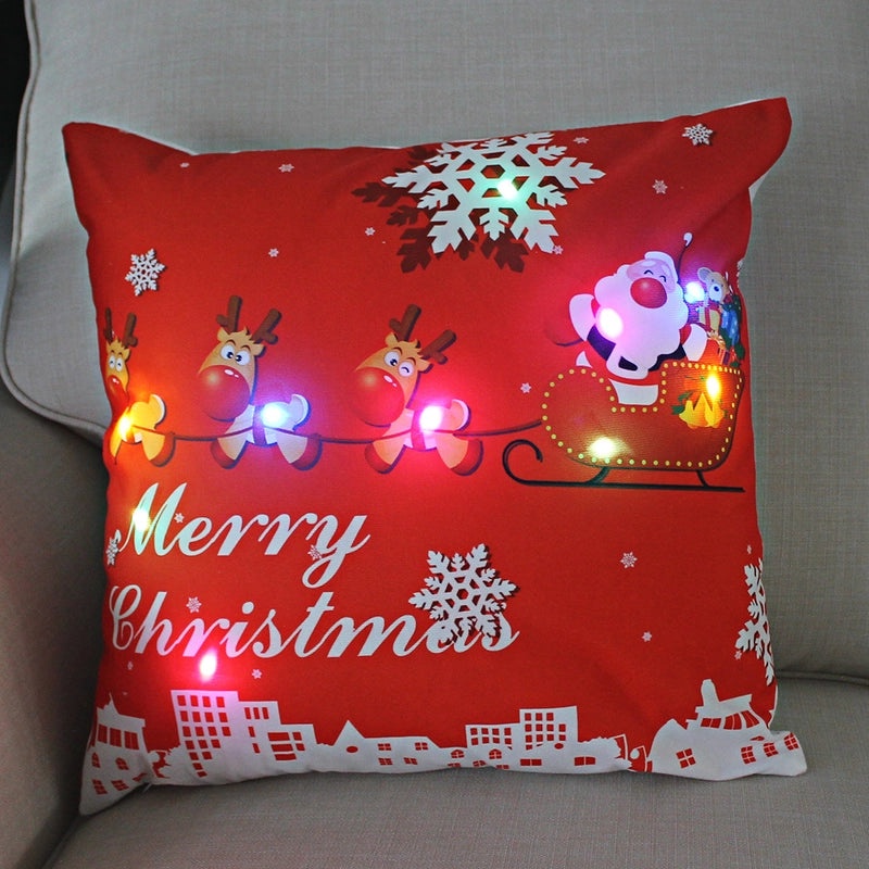 Christmas Santa Plush Pillow Covers|Home Decor Pillows