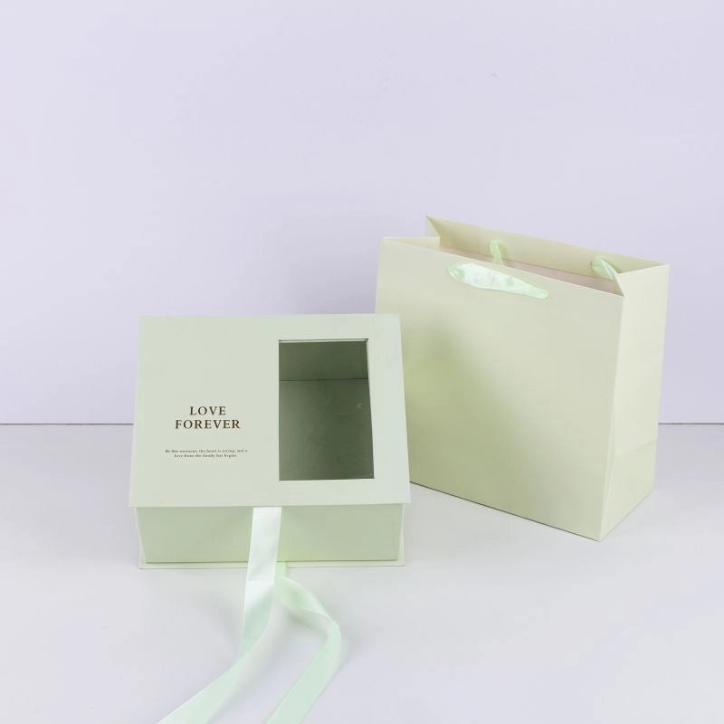 Transparent PVC Rose Gift Box with Window | Flower Gift Packaging