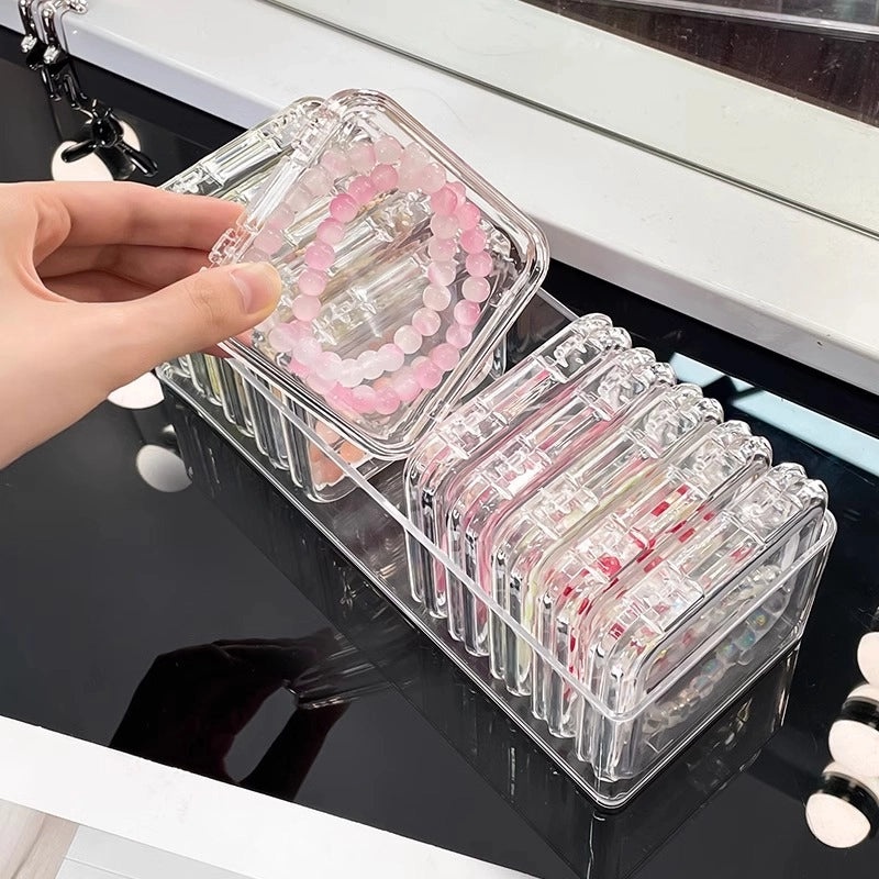 Transparent Acrylic Jewelry Storage Box | Jewelry Organizer & Display