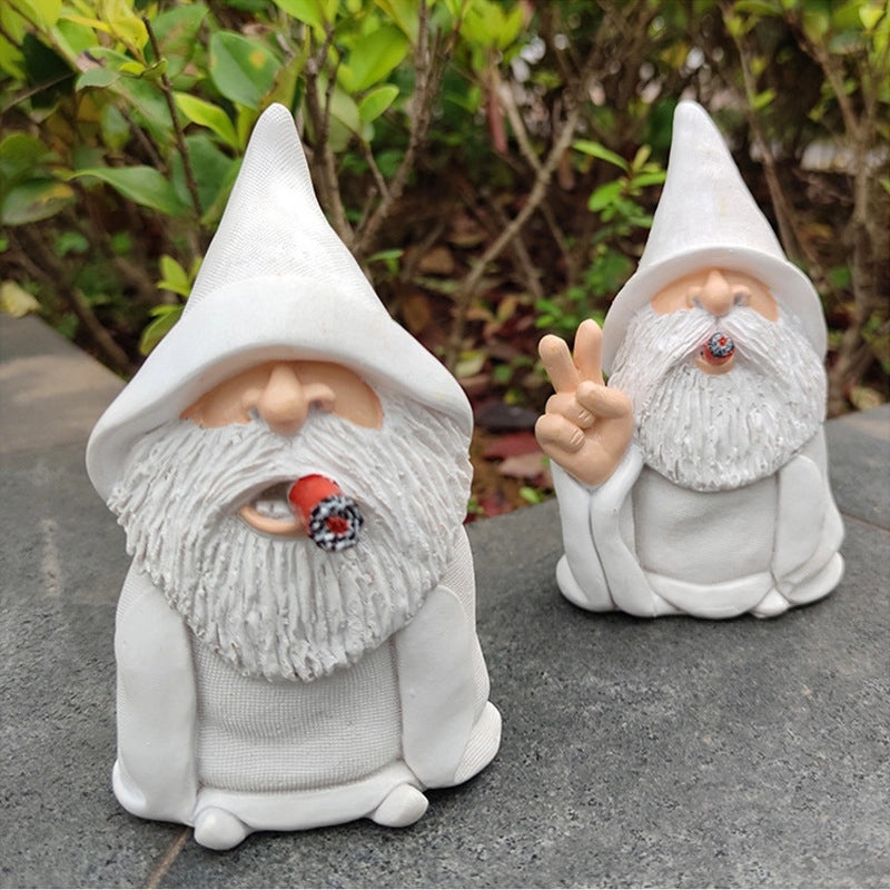 Whimsical Dwarf Figurine Synthetic Resin Decoration|Home Decor & Collectibles