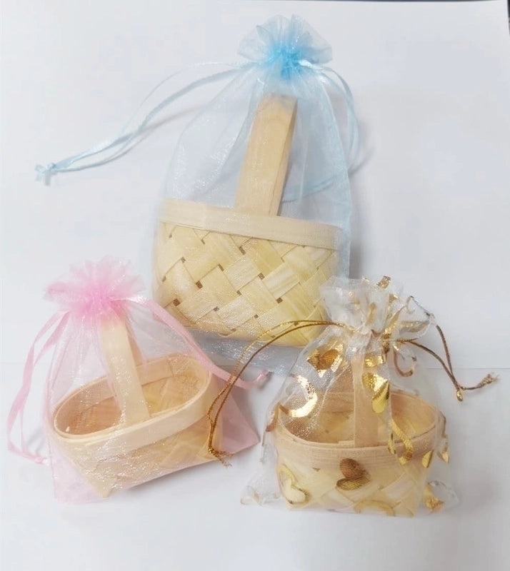 Rustic Solid Color Wooden Gift Bags for Candy and Gift Basket | Gift Bags & Packaging