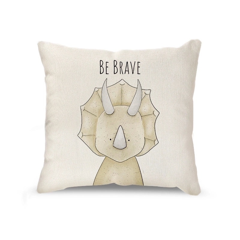 Chinoiserie Style Linen Animal Print Pillow Covers for Vacation Home Decor | Home Decor Pillows