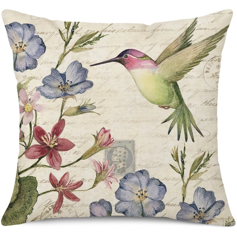 Trendy Animal and Floral Linen Pillow Covers|Home Decor Pillows