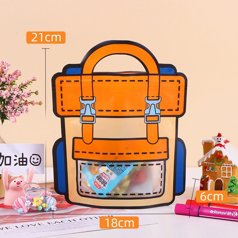 Adorable School Backpack with PE PET Transparent Design|School Bags & Backpacks