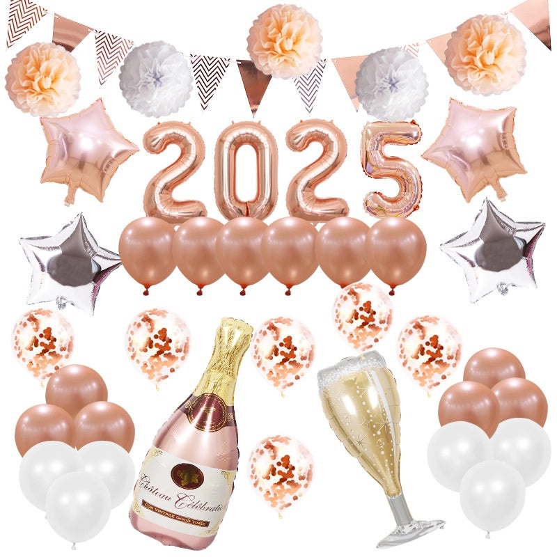 Minimalist Number Aluminium Foil Balloons for Vacation and Festival|Party Decorations Balloons